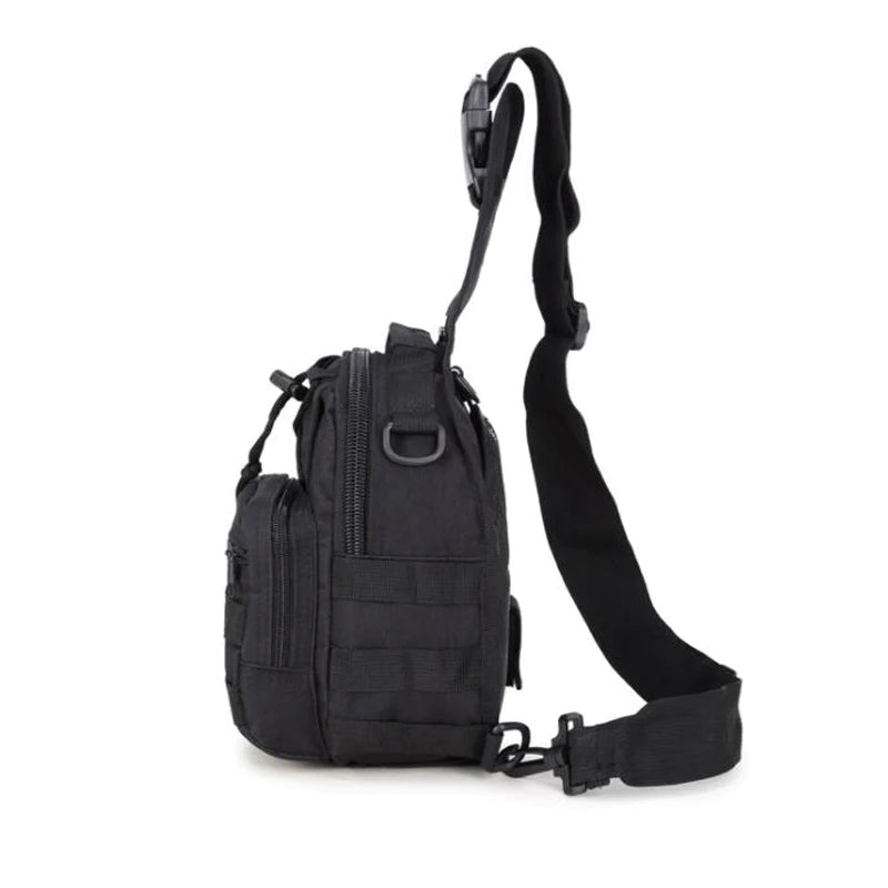 Mens Tactical Sling Shoulder Travel Backpack