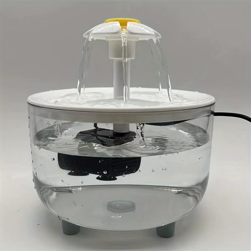 Automatic USB Electric Pet Water Fountain with Filter - 1L Cat Drinking Dispenser