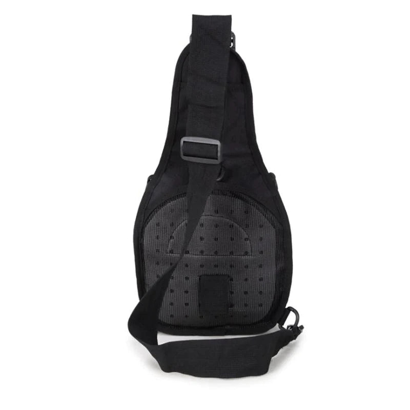 Mens Tactical Sling Shoulder Travel Backpack