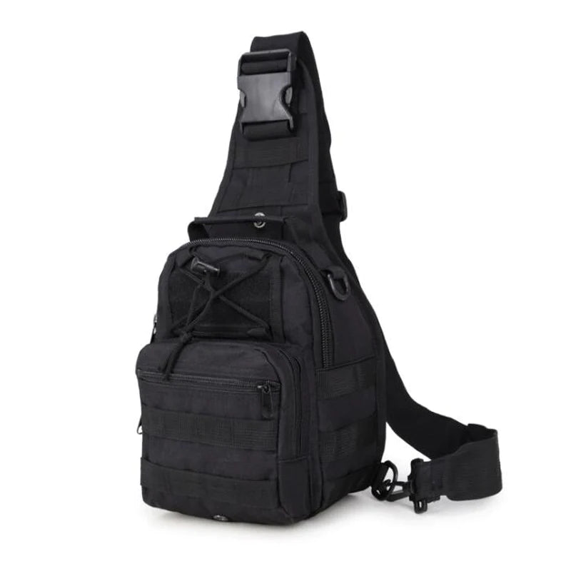 Mens Tactical Sling Shoulder Travel Backpack