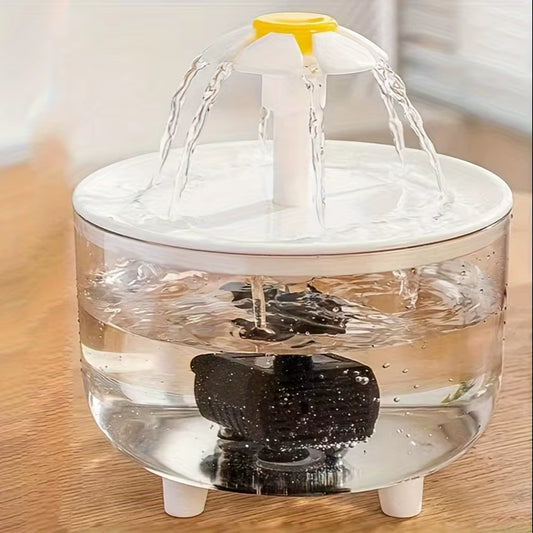 Automatic USB Electric Pet Water Fountain with Filter - 1L Cat Drinking Dispenser