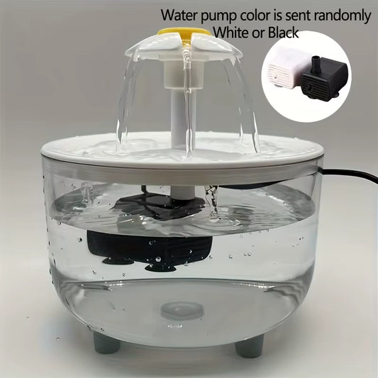 Automatic USB Electric Pet Water Fountain with Filter - 1L Cat Drinking Dispenser