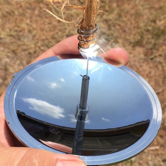 Outdoor Emergency Tool Gear Accessories Windproof Fire Starter Outdoor Solar Lighter Camping Survival Camping Equipment Starter